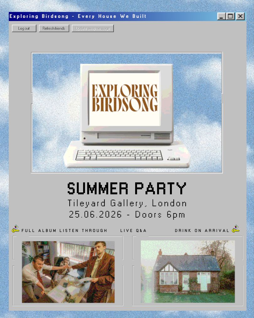 Birdsong Summer Party ticket - Thursday 25th June 2026 - 18+